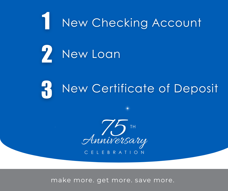 75TH ANNIVERSARY CELEBRATE 3 WAYS
