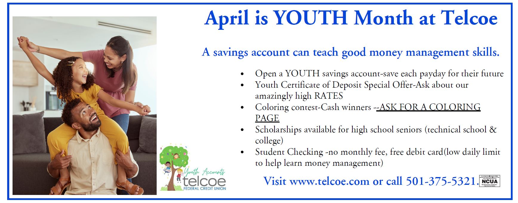 YOUTH MONTH SPECIALS AT TELCOE